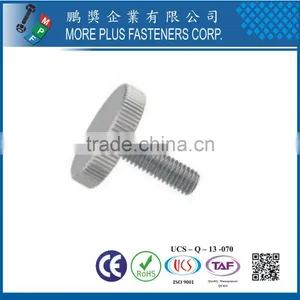 DIN653 Stainless Steel Knurled Thumb Screw Passivated thumbnail-4