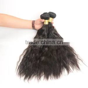 Wholesale Unprocessed Virgin Indian Hair 8A Natural Wave Indian Human Hair Weaves Wavy Extension thumbnail-3