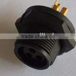 Circular Standard MM Panel Solder Type Screw Waterproof Connector thumbnail-1