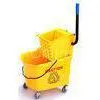 OEM Industrial Mop Wringer Trolley 360 Spin Mops 26L Mop Buckets With Wringers thumbnail-1