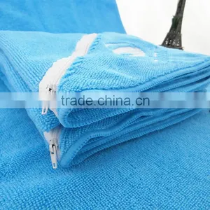 2017 Hot Selling Microfiber Sport Towel,gym Towel With Zipper Pocket Textile for Travel thumbnail-4