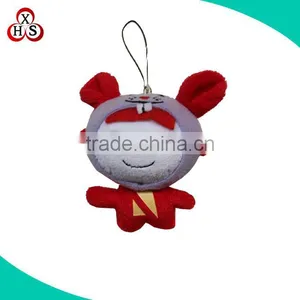 Wholesale Custom Plush Toy Key Clip Soft Stuffed Animal Plush Toy Key Clip thumbnail-1