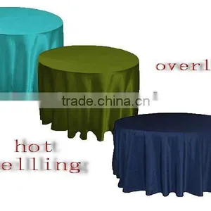 Satin Round Overlay Satin Tablecloth Hot Selling Satin Overlay thumbnail-1