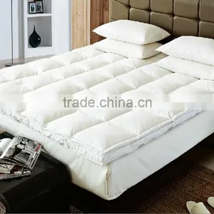 Duck Down Feather Hotel Bedding Down Mattress Protector Topper thumbnail-2