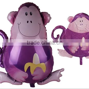 2014 New Design Monkey Shape Inflatable Foil Balloon/helium Balloon thumbnail-1