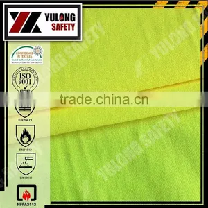 EN11612 EN20471 Fluorescent Yellow Flame Retardant Fabric For Warning Clothing thumbnail-5