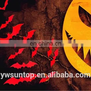 3D Halloween Theme Bats Window/Wall Sticker Halloween Decoration Home Decoration thumbnail-2