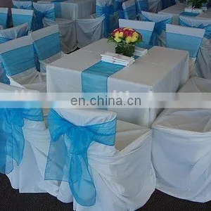 Chair Cover With Satin Sash/organza Sash thumbnail-1