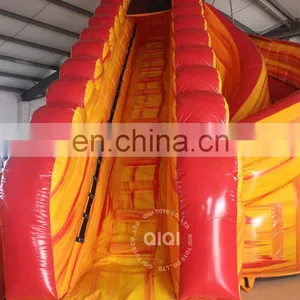 Volcano Corkscrew Gaint Inflatable Water Slide With Pool for Games thumbnail-5