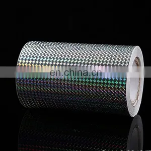 PCV Silver Three-dimensional Laser Stickers/water Glue Roll Self-adhesive Sticker thumbnail-1