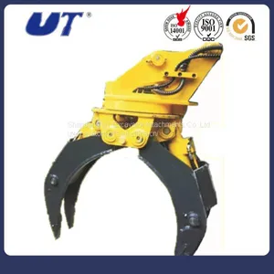 Excavator Attachment Hydraulic Log Grab thumbnail-2