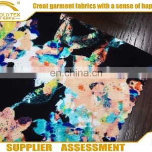 2016 Hot Sales Lady's Colthing Single Knitting Jersey Fabric Spandex Jersey Print Factory Price thumbnail-2