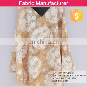 2015 New Style CC-L6217 Fashion Poly/spandex Solid Lace Fabric for Girls thumbnail-6