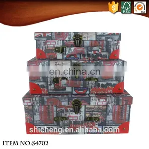 Charming Landscape Pattern Retro Style Suitcase Box thumbnail-1