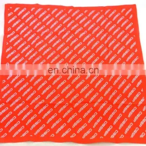 Custom High Quality Promotional Cotton Red Printing Bandana thumbnail-6