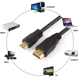1080P High Defintion HDMI to Mini HDMI Adopter Connector Cable for TV thumbnail-3