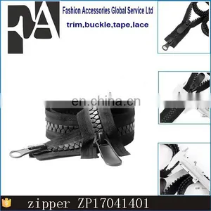 Black Long Chain Nylon Zipper Polyester Waterproof Zipper Factory Price Zipper thumbnail-1