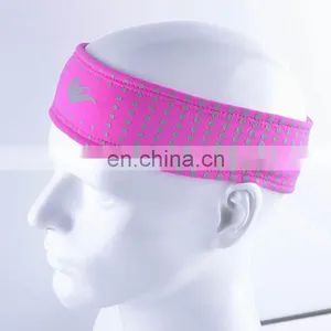 Custom Reflective Printing Logo Soft Fitness Yoga Headband thumbnail-1