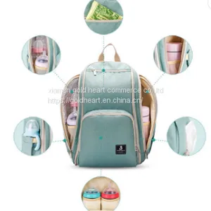 Waterproof Travel Mom Back Pack Eco-Friendly Material Baby Changing Bag Backpack Mummy Diaper Bag thumbnail-4