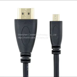 Micro HDMI to HDMI D-type HD Cable With 14+1 Pure Copper Core Line for PC/tablet/camera thumbnail-2