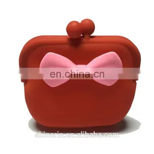 Euro Style High Quality Metal Clip Clutch Bags Women's Gift Silicone Purse Wallet thumbnail-2