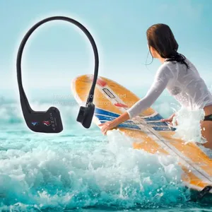 Aquatic Sports Training Waterproof IPX 8 Wireless USB Portable Long Range 1km Bone Conduction Headphone thumbnail-2