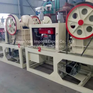 PE200x300 Small Stone Jaw Crusher for Laboratory With Diesel Engine thumbnail-2