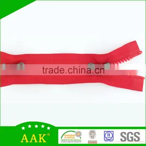 3# Plastics Zippers Bags Delrin Open End Double Sliders Zippers With Thumb Puller thumbnail-3