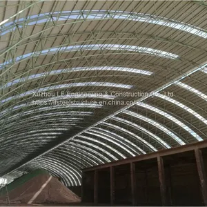 LF Steel Structure Barrel Roof Design Space Frame Shed Arch Coal Storage thumbnail-2