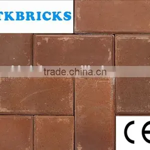 Brown Paving Brick, Clay Brick, Square Brick, Plaza Brick thumbnail-1