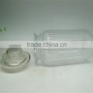 1300ml Glass Material Candy Jars With Glass Caps thumbnail-4
