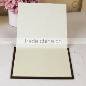 Fashionable Handmade Luxury Wooden Padded Wedding Invitation Cards thumbnail-6