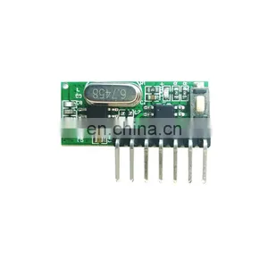 Wireless 433Mhz RF Module Receiver and Transmitter Remote Control Built-in Learning Code 1527 Decoding 4 Channel Output thumbnail-3