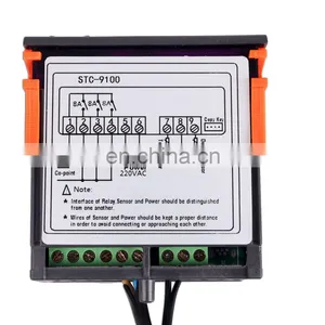 Digital Temperature Controller Digital Refrigerator Thermostat STC-9100 thumbnail-4