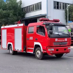 Dongfeng 4-ton Water Tank Fire Truck, Fire Extinguishing and Rescue Emergency Vehicle. thumbnail-2