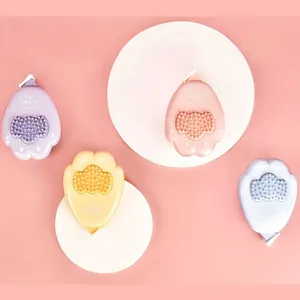 OEM Customized Correction Tape Cat Paw Shape Office and Student 5mm*12m Cute Pad for Finger Rubbing Colourful White-out Tape thumbnail-1