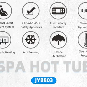 JOYSPA Outdoor Bathtubs Spa Hot Tubs JY8803 2 Persons Garden Hot Tub Pool thumbnail-3