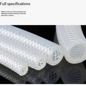 Silicone Rubber Fiber Braided Reinforced Hose, Silicone Braided Hose thumbnail-4