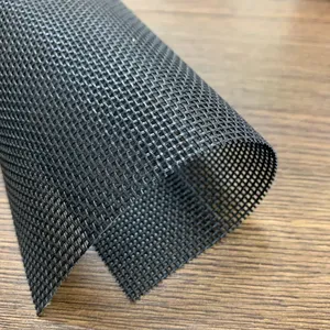 Anti-UV Clear PVC Coated Polyester Mesh Fabric Pool Fence Fabric Outdoor Textilene Woven Mesh Fabric/PVC Woven Mesh Fabric Wholesale thumbnail-1