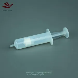 10ml Pfa Syringe, Transparent Polytetrafluoroethylene Plastic Syringe, Custom - Molded Fluororesin Sampler thumbnail-1