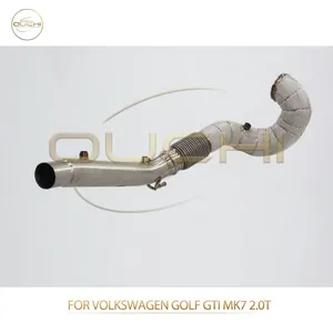 Stainless Steel Exhaust System Downpipe for Volkswagen Golf GTI MK6/Golf GTI MK7/7.5R TIG Manual Welding High-performance Automotive Exhaust Parts thumbnail-3