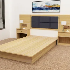 Customized Classic Design Marriott Hotel Furniture 5 Star Guest Room Hotel Furniture Modern King Bed Hotel Bedroom Furniture Set thumbnail-4