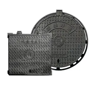 Ductile Iron Manhole Cover 500x500mm for Road Drainage thumbnail-4