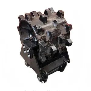 Heavy-Duty 12 Ton Compactor Wheel Attachment Suitable for All Kinds of Excavator Models thumbnail-1