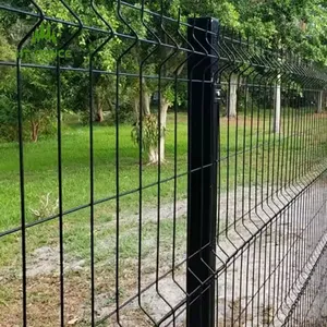 Anti Aging PVC Coated 3D Wire Fence Panel for Suburban House Outdoor Enclosure thumbnail-1