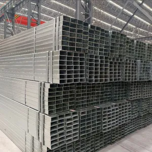 China Manufacturer High Anti-Rust Galvanized Square Pipe Hot Dipped Galvanized Rectangular Tube With Enough Inventory thumbnail-2