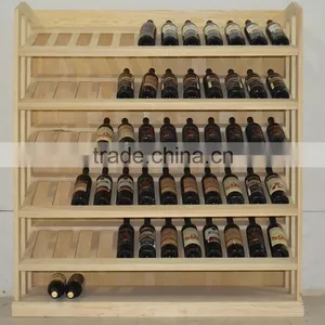 Wooden Wine Display Rack for Promotion,wine Racks With Glass Holders thumbnail-6