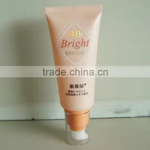 Plastic Tube With Airless Pump Cap for Cosmetic Packaging thumbnail-1