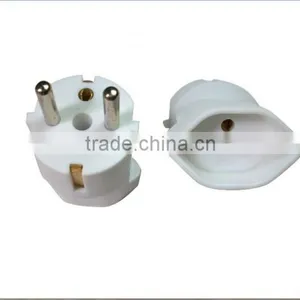 Portable PP Material Swiss Switzerland Type J to EU Schuko Germany France Type F Plug Travel Adapter Converter thumbnail-1