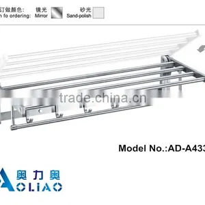 High Quality Bathroom Hardware Accessory Stainless Steel Swing Arm Kitchen Towel Rack thumbnail-1